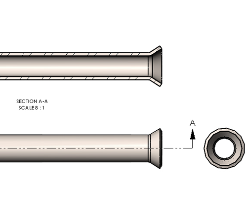 flared-tube