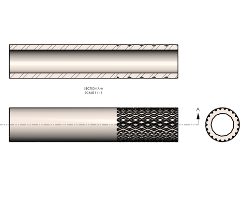 Knurled Tube