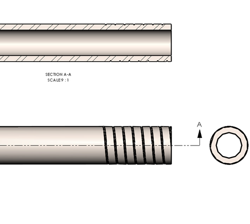 Scored Tube